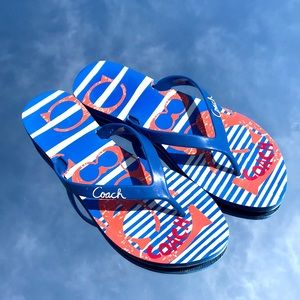 Coach flip flops